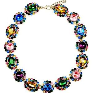 Private Label Colorful Gem Necklace